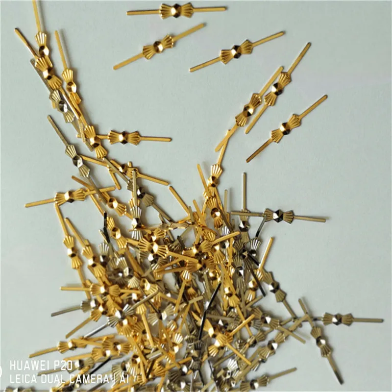 

33/40/45mm 1000 Gold and Chrome Copper Material Butterfly Buckle/ BowTie Clips Beads Curtain Accessories Light Metal Connectors