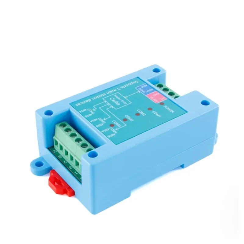 Industrial Grade 3 Master 1 Slave RS485 Data Converter Modbus RTU Communication Module Interface Conversion Processor