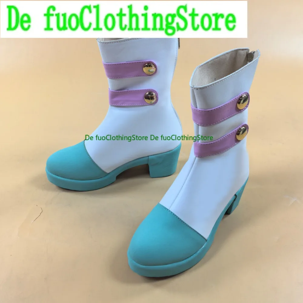 

Defuo BanG Dream! Kokoro Tsurumaki Cosplay Shoes Anime Convention Boots Anime Game Role-playing Shoes And Boots Halloween Party