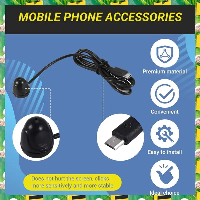 3C Electron Mobile Phone Screen Auto-Clicker Mute Connection Device Physical Simulation Finger Click Device Screen Auto Clicker,