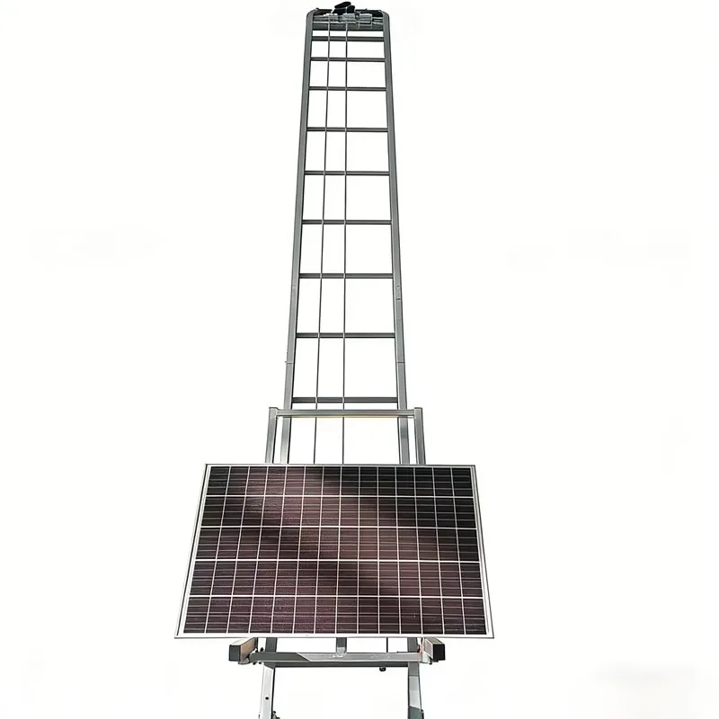 Channel Steel Ladder Lift Electric Hoist Stable Solar Panel Roof Lift For Construction Building Materials Handling