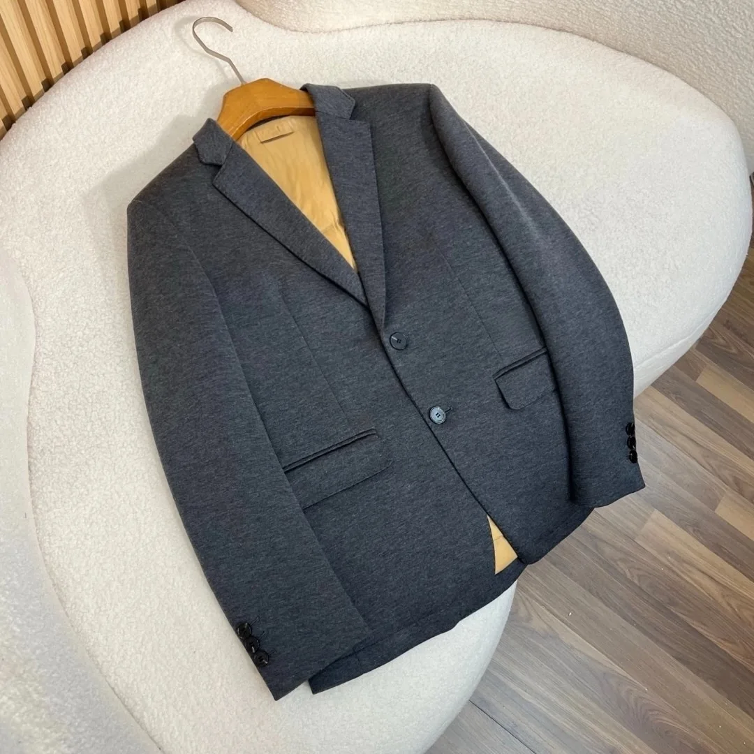 

Итальянский Sle Businman, Новое зимнее поступление, шерстяной костюм с вышивкой букв, Jaet, повседневная модная городская молодежная верхняя одежда