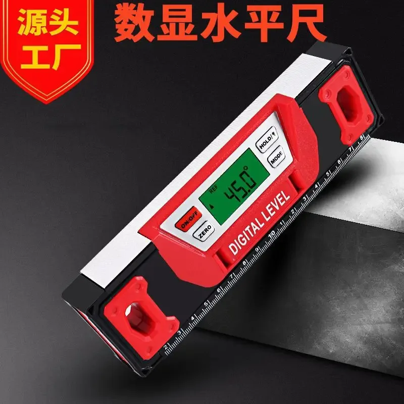 

Source Manufacturer Wholesale Electronic Level Ruler Angle Measurement Digital Display Slope Meter German Inclinometer Small Bal