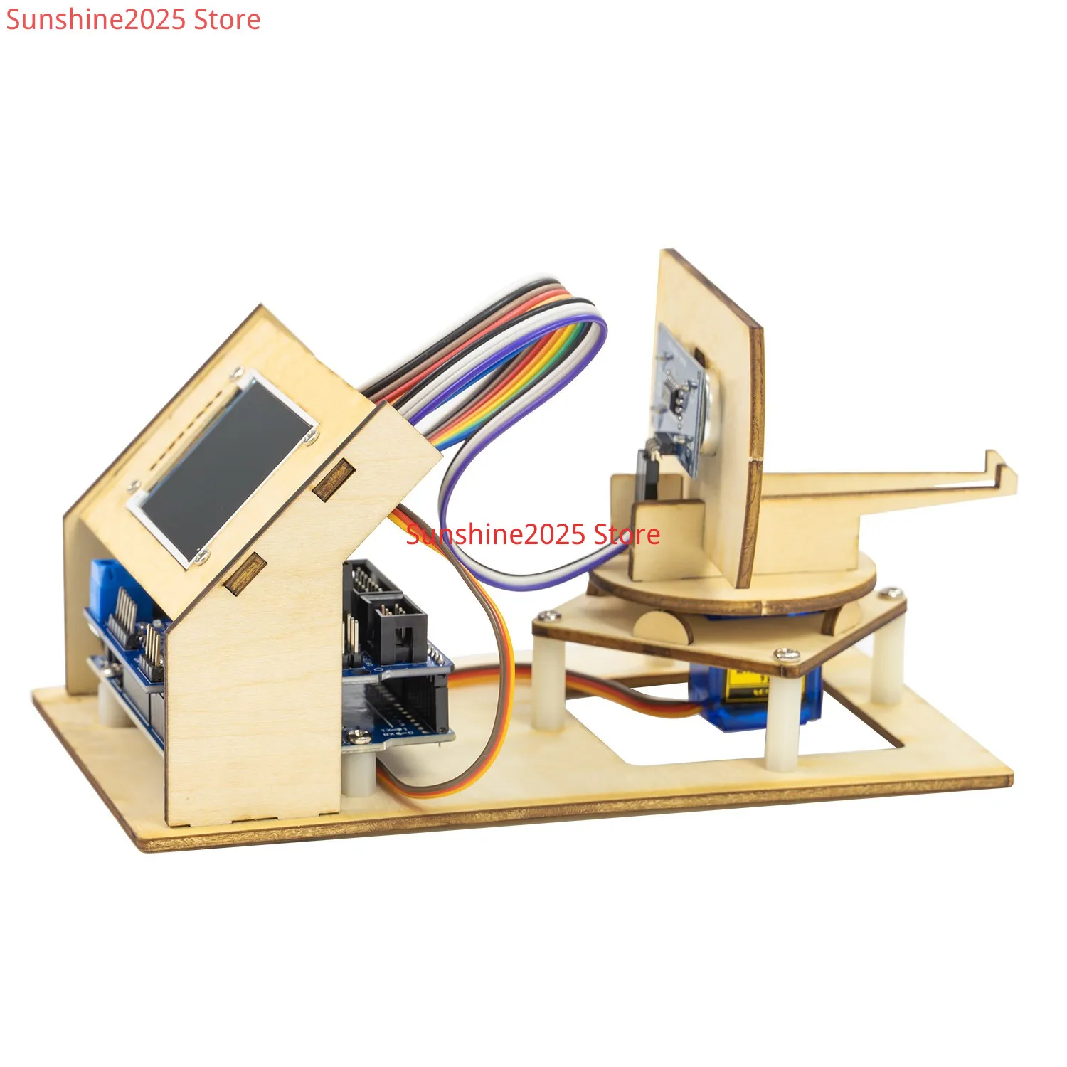 MiniRadar Ultrasonic Radar Maker DIY Programming Learning Kit Radar Scanning Robot Science Experiment