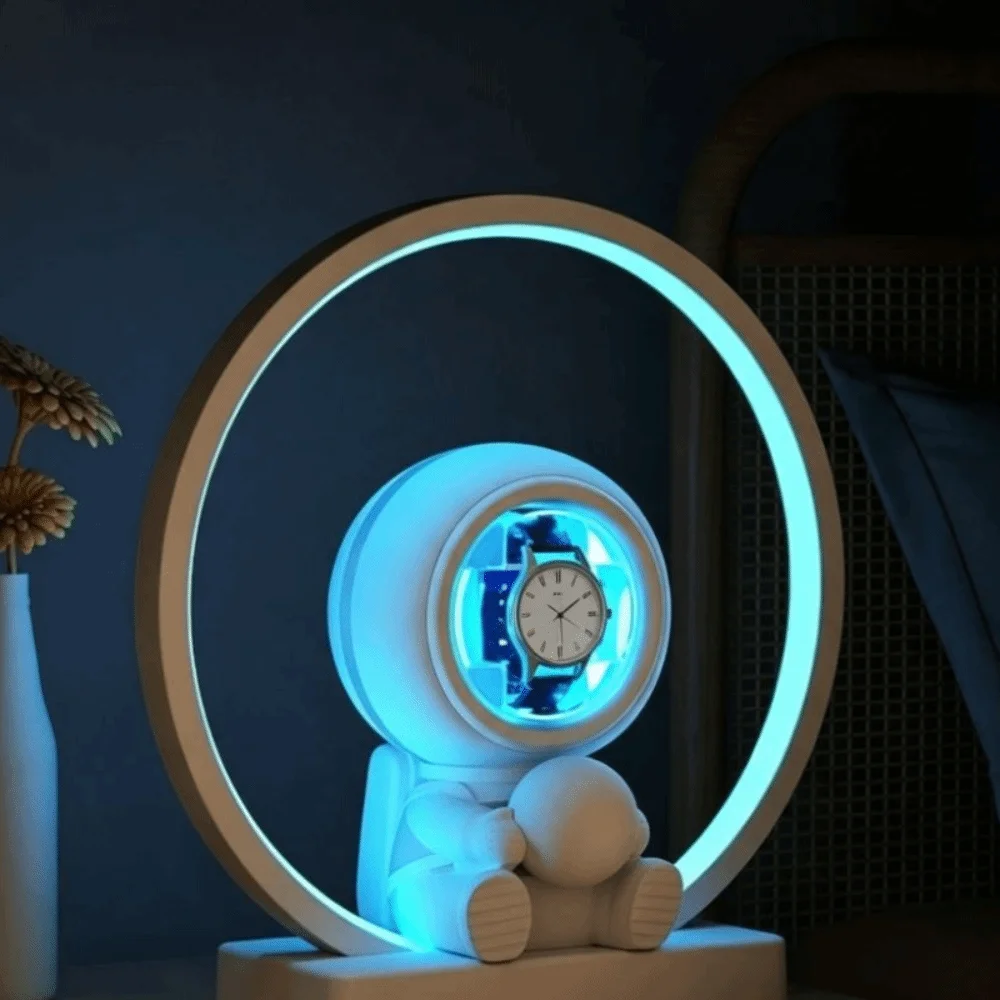 Swinging Automatic Spaceman Watch Winder Advanced Delicate Watch Winding Device Creative Elegant Watch Storage Box Display