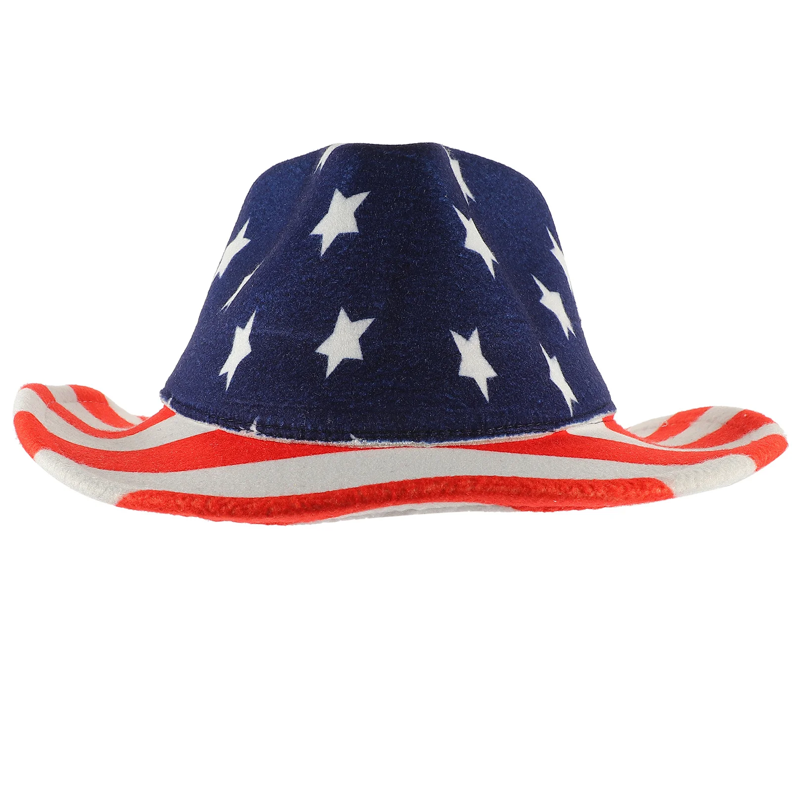 

American Flag Cowboy Hat Summer Western Holiday Party Hat Patriotic Accessories Independence Day Usa Funny Hats