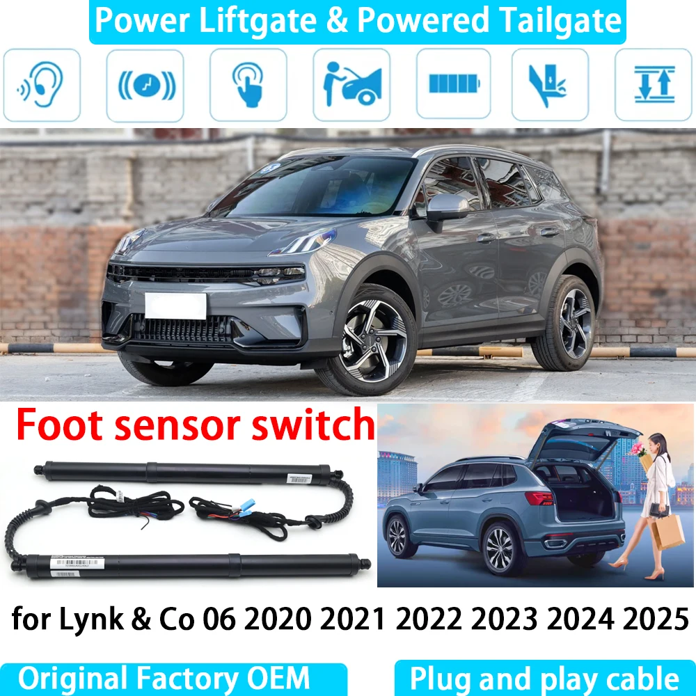

for Lynk & Co 06 2020 2021 2022 2023 2024 2025 Automatic Electric Power Liftgate Powered Tailgate Strut Tail Gate Lift System