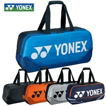 YONEX 오리지널 배드민턴 가방, 패셔너블한 테니스 배낭, 대용량 라켓 6 개 보관, 독립 신발 구획 경기 훈련  Best5