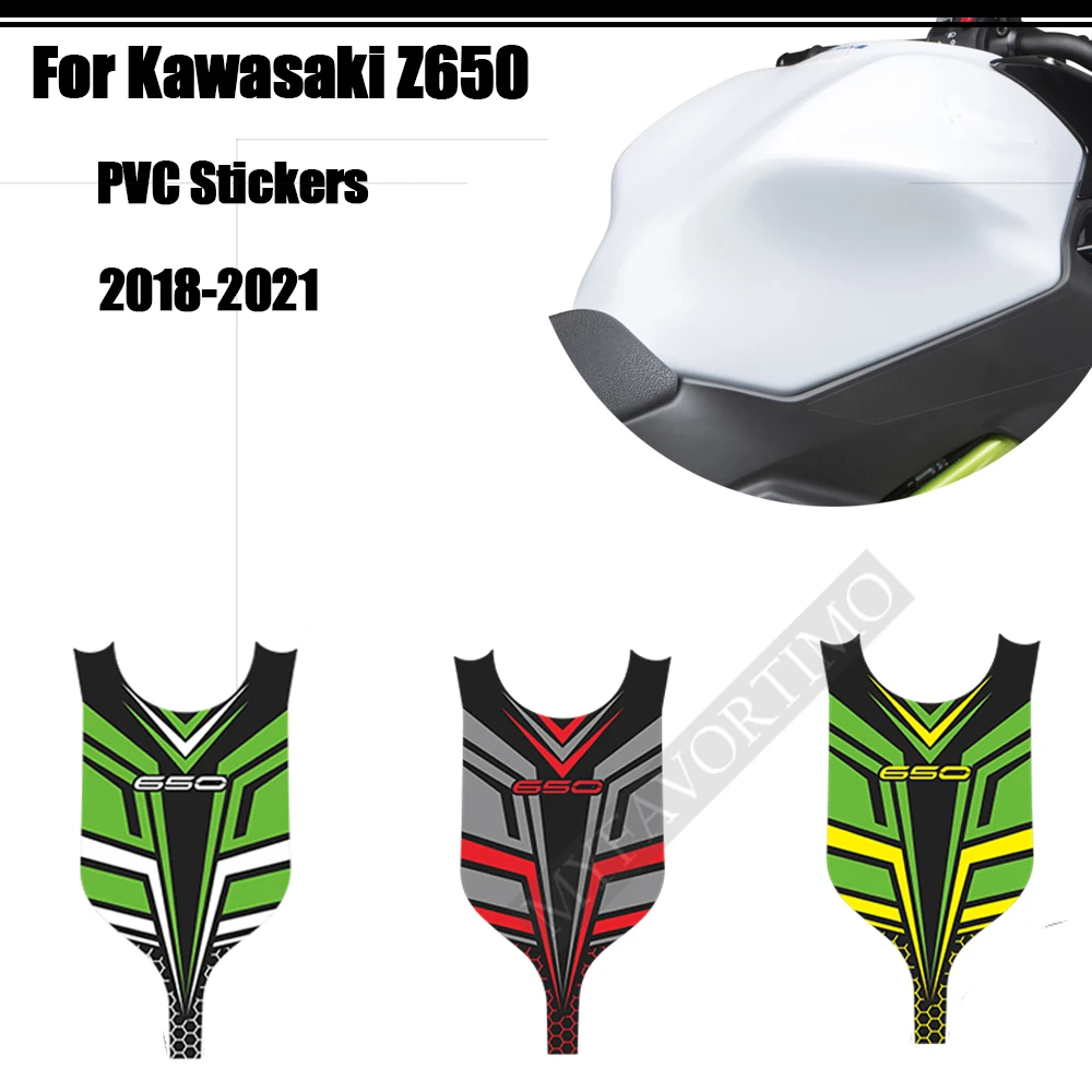 

For Kawasaki Z650 Z 650 Motorcycle Tank Pad Gas Fuel Oil Kit Knee Fender Fairing Body decoration Protection Stickers 2018-2021