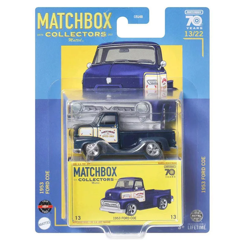 

Модель автомобиля из сплава под давлением 2023 GBJ48 9C5T 1953 FORD COE 1:64