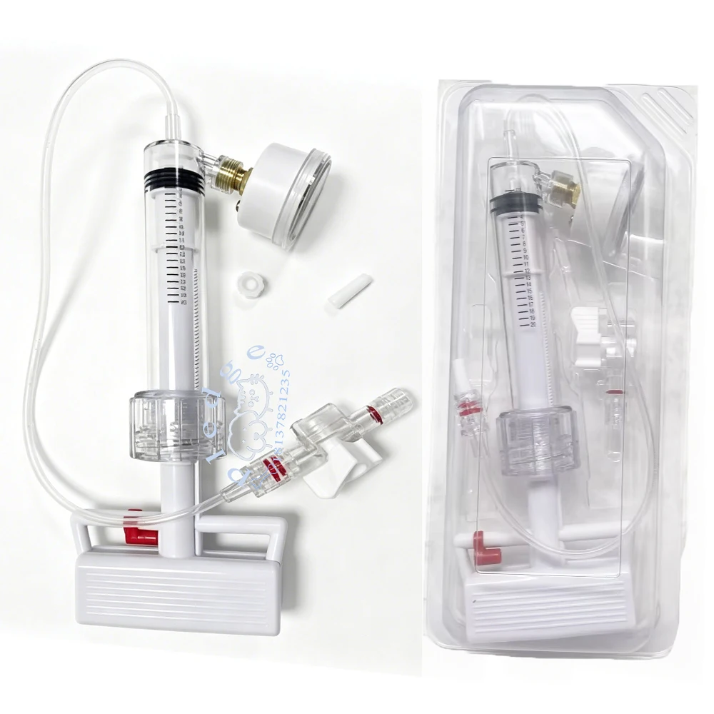 Veterinärmedizinische Ballondilatations-Druckpumpe mit Druckvorrichtung 20ml 30atm Einweg-Wirbelsäulen-Ballon Chirurgisches Expansionswerkzeug – Detail 1
