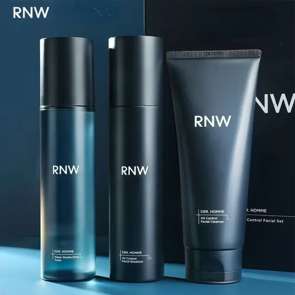 

RNW Men's Skin Care Refreshing Toner Emulsion Cleanser Cleansing Pores Hydrating Oil-Control Original Korea Skin Care Products