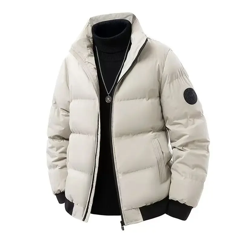 

Winter Down Cotton Coat Men's Coat Cotton New Style Windproof Thick Warmth