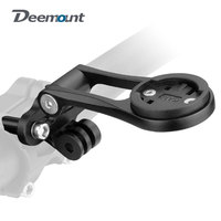 Deemount Bicycle Stem Computer Stand For Garmin/Bryton/CATEYE MTB Bike Headlight Torchlight Alum. Bracket Fits Magicshine iGPS