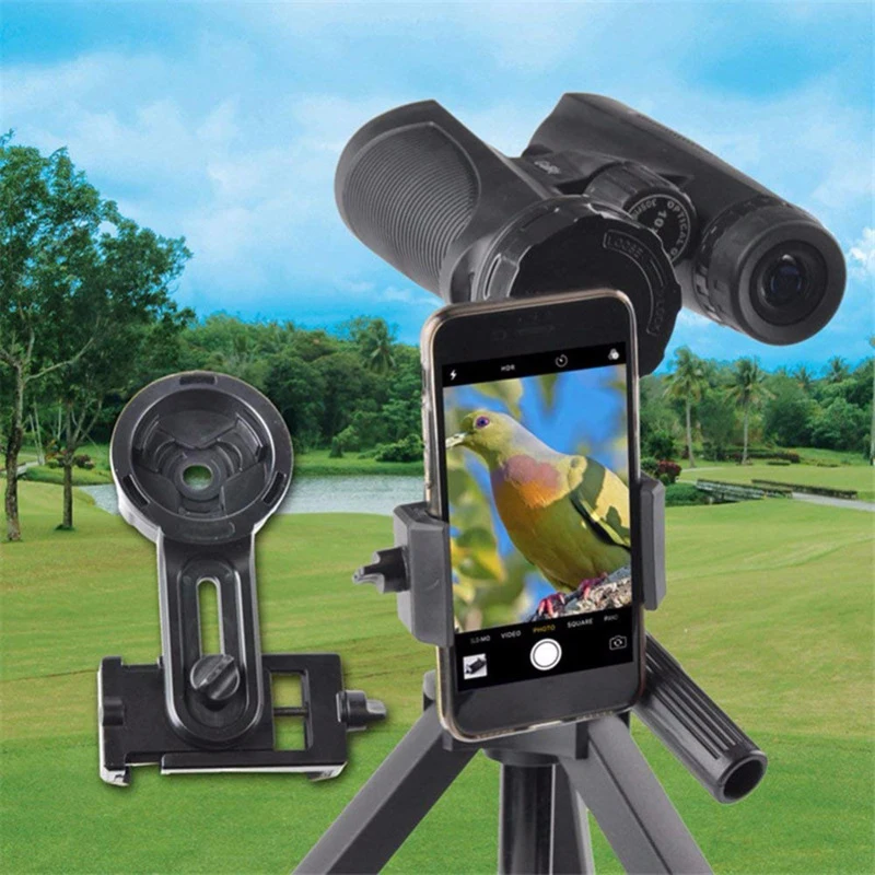 Plastik Universal Mount Adaptor Konektor untuk Menghubungkan Kamera Iphone Samsung Ponsel dan Bermata Teleskop Fotografi