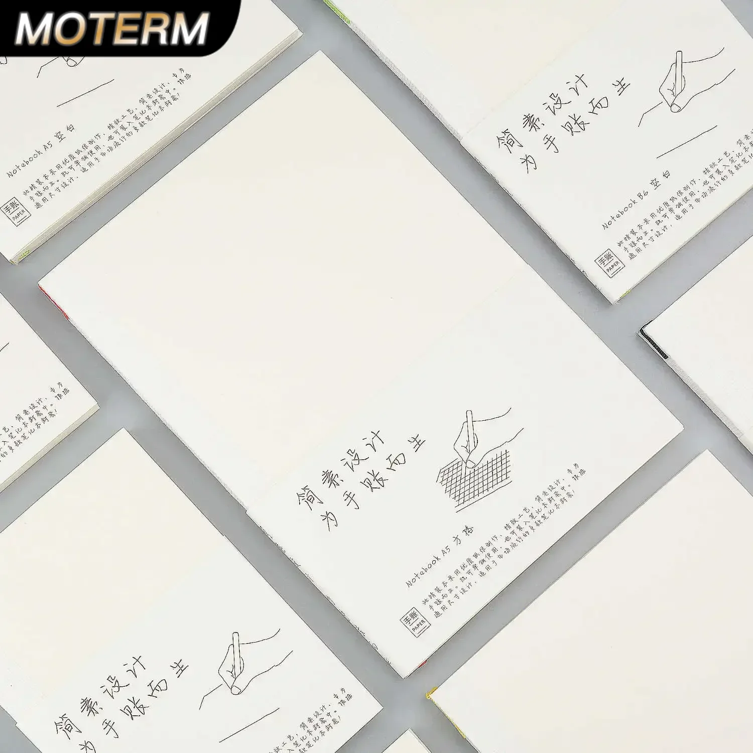 100g Paper Notebook Blank Basic Journal 88 Sheets Planner Insert Dairy Refill For A5 A6 Size Hobo Original Cousin Cover