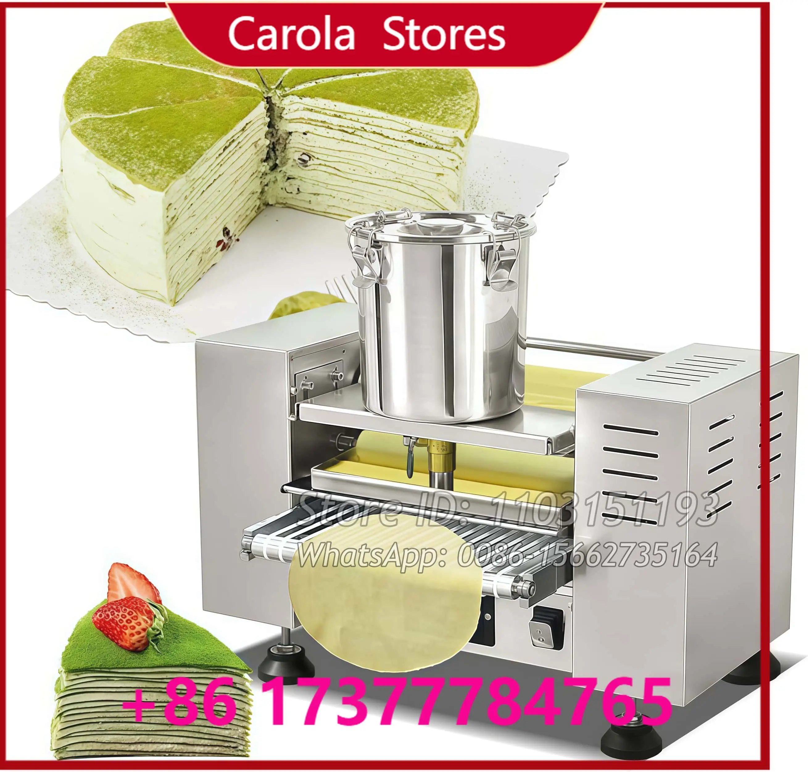 Automatic Lasagna Cake Pancake Crepe And Chiffon Cake Machine Based Layer Cake Shell Manufacturing Crust Machine For Bakery