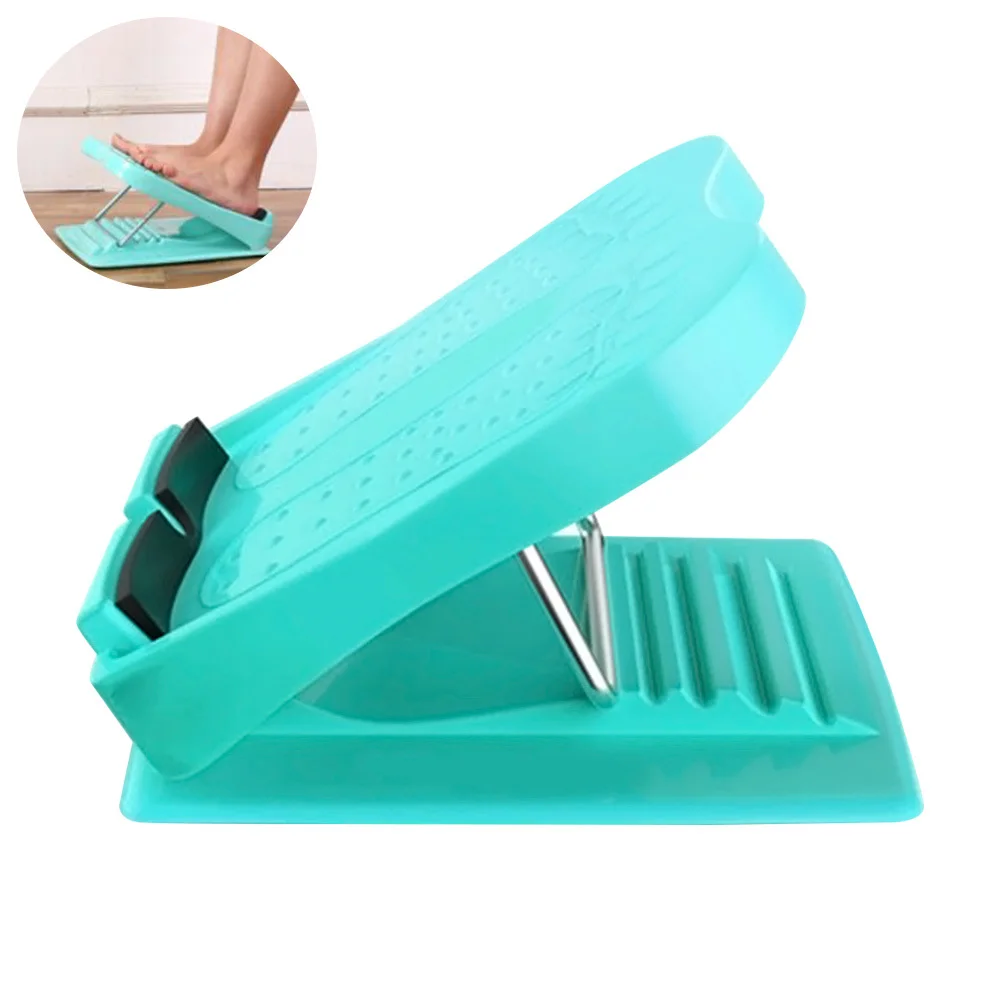 

Fitness Pedal Folding Rib Stretch Board 5-Level Adjustable Durable ABS Standing Stool for Foot Massage Detox Slimming