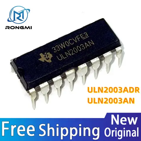 10 pezzi ULN2003 ULN2003A ULN2003AN ULN2003ADR DIP-16 SOP-16 SMD Chipset IC nuovo e originale