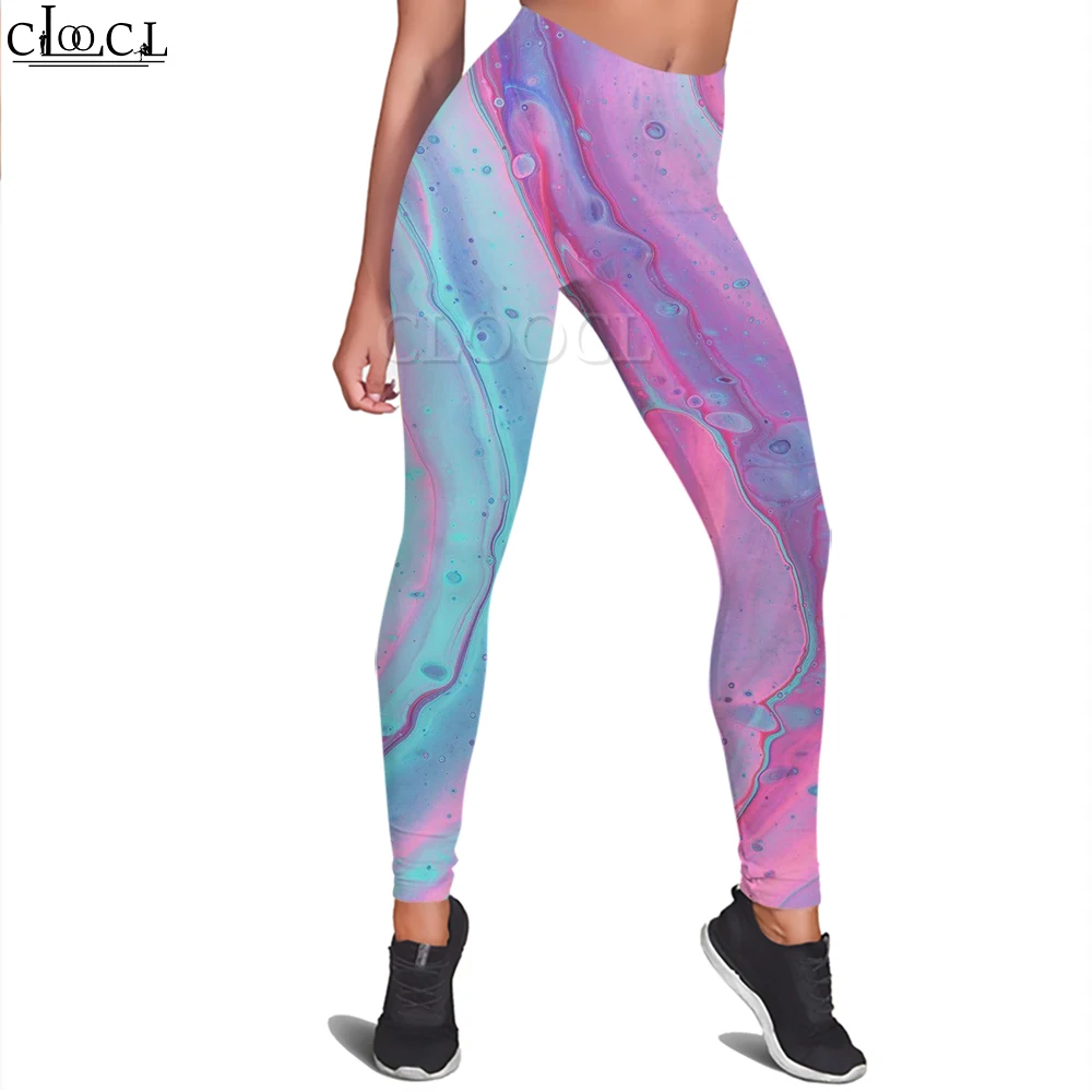 

CLOOCL New 2022 Women Legging Abstract Colorful Pattern 3D Printed Trousers for Outdoor Jogging Gym Workout Legging Streetwear