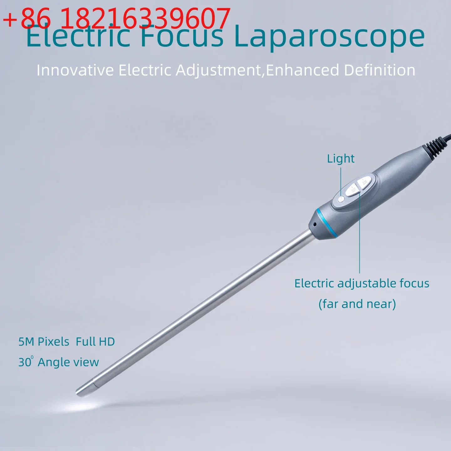 YAO Laparoscopic Simulator Camera 30 Degree, Endoscopic Trainer HD Laparoscope Laparoscopy Hysteroscopy Surgery Skill Training