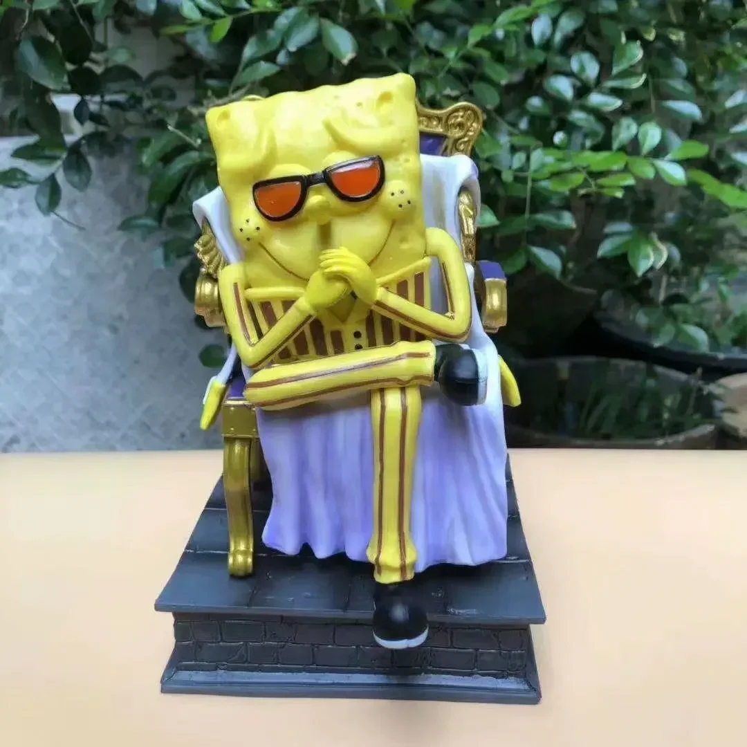 23cm uma peça anime três generais trono sentado cevada polvo cão vermelho macaco amarelo figura de ação coleção modelo brinquedo pvc presente