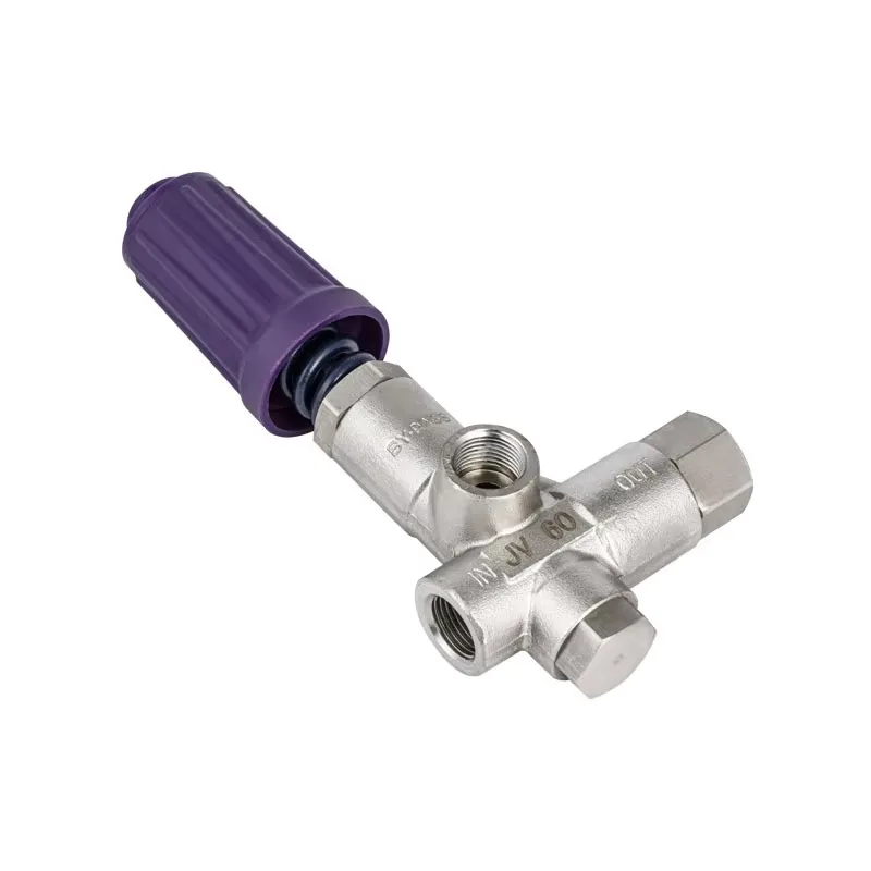 Brass High-Pressure Cleaner Parts 600bar 8700psi Bypass Regulator Unloader Pressure Valve for Cleaning Industries 220v New