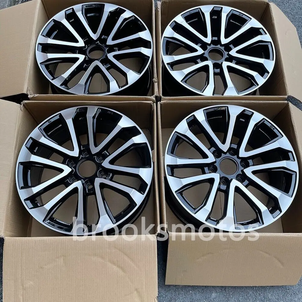 

21" TWIN 6 SPOKE WHEELS RIMS FITS FOR TOYOTA LAND CRUISER PRADO 21x9 OFFSET25