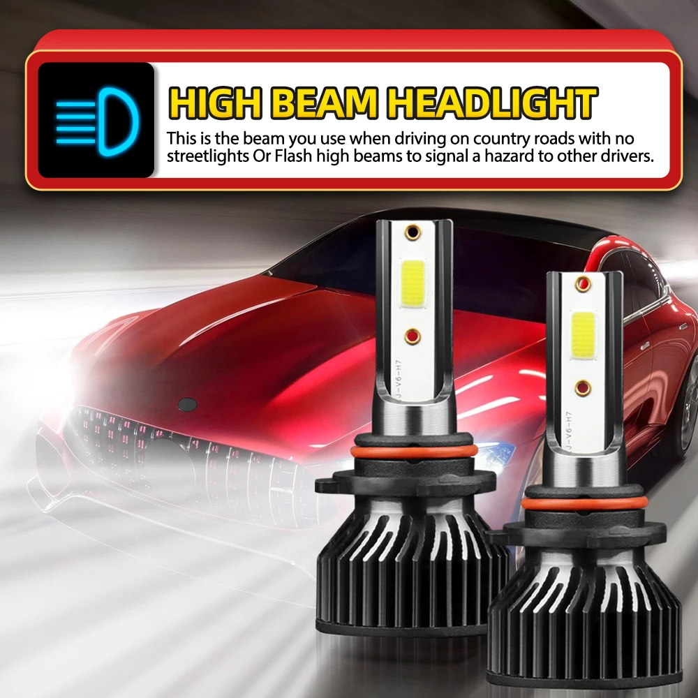 30000LM Car Lights 9005 LED 3000LM 9006 Lamp Headlight Bulbs 6000K For Toyota Camry 2002 2003 2004 2005 2006