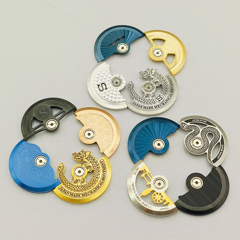 NH35 4R35 Automatic Hammer Rotor Fits NH35 NH36 NH70 4R35 4R36 7S 6R Movement Men's Diving Watch Weight Pendulum Refit Parts