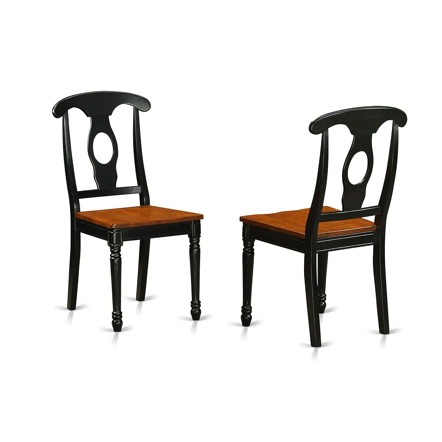 Counter Height Pub Set 5 Piece Square Dining Table & 4 Chairs 36x36 Inch Black & Cherry, Customized
