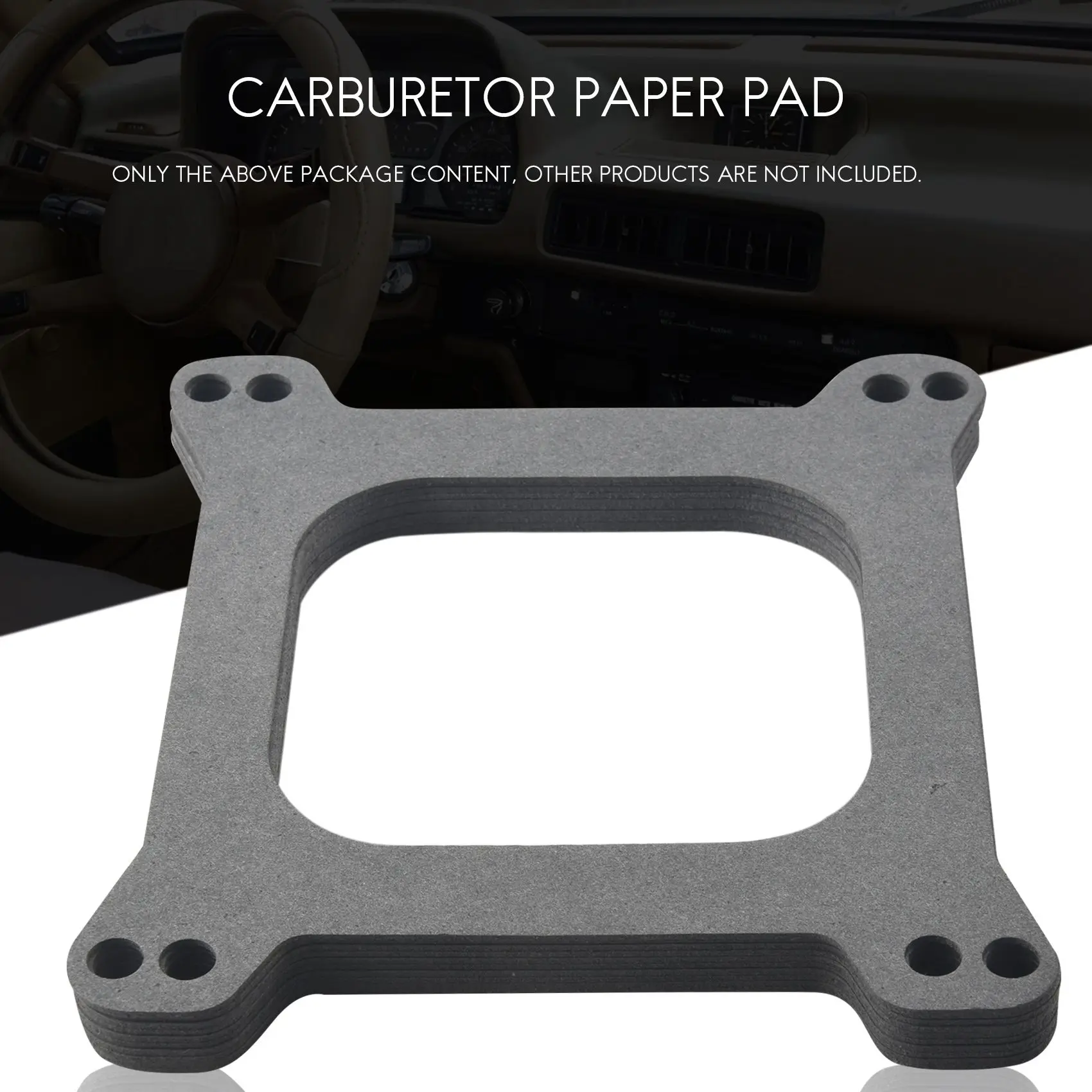 A01K-Holley Edelbrock Carter Carb Gaskets (10) Carburetor Open 4 Bbl.SBC BBC 350
