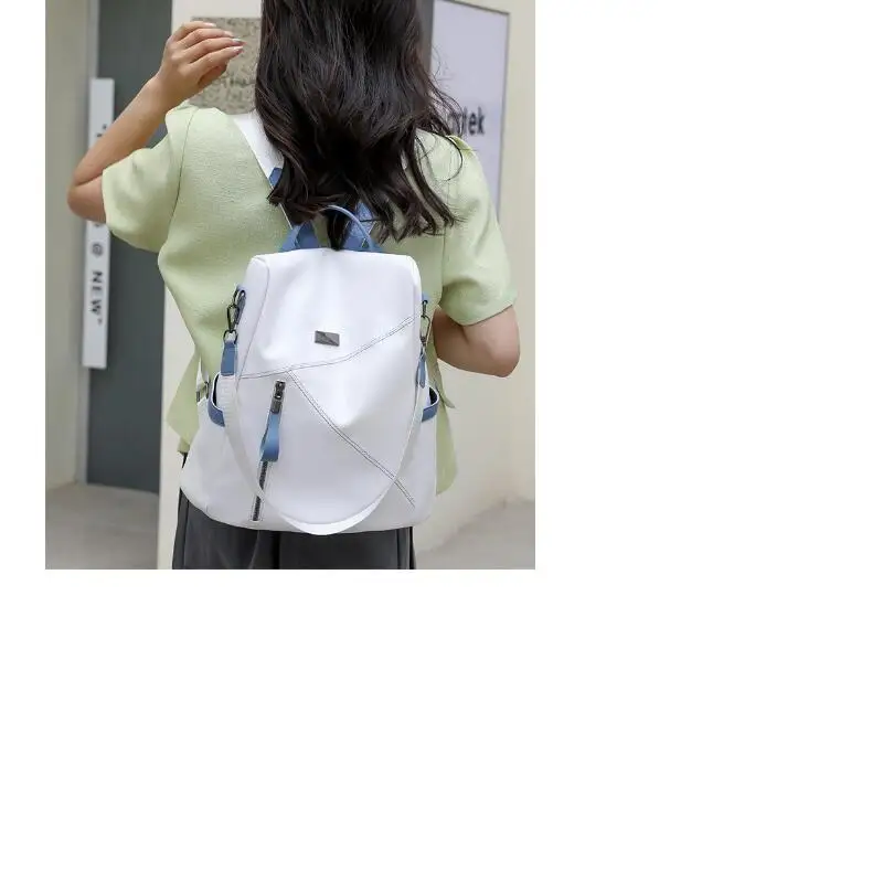 Mochila de viaje de cuero suave antirrobo para mujer, bolsos de hombro de gran capacidad, bolso escolar para ordenador portátil, bolso informal para mujer 2025