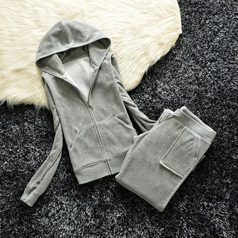 's Sweatshirt en broek Twee Juicy elet trainingspak voor dames 2-delige set Nieuw 2025 Cosson Cosziy