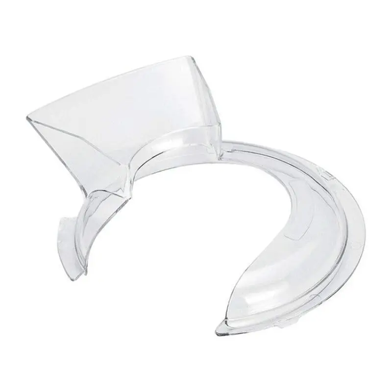 AEE3-Transparent Splash Guard For W10616906 Pouring Shield For Kitchenaid Mixer KN1PS 4.5-5Qt Fits Models K45SS, KSM75, KSM150PS