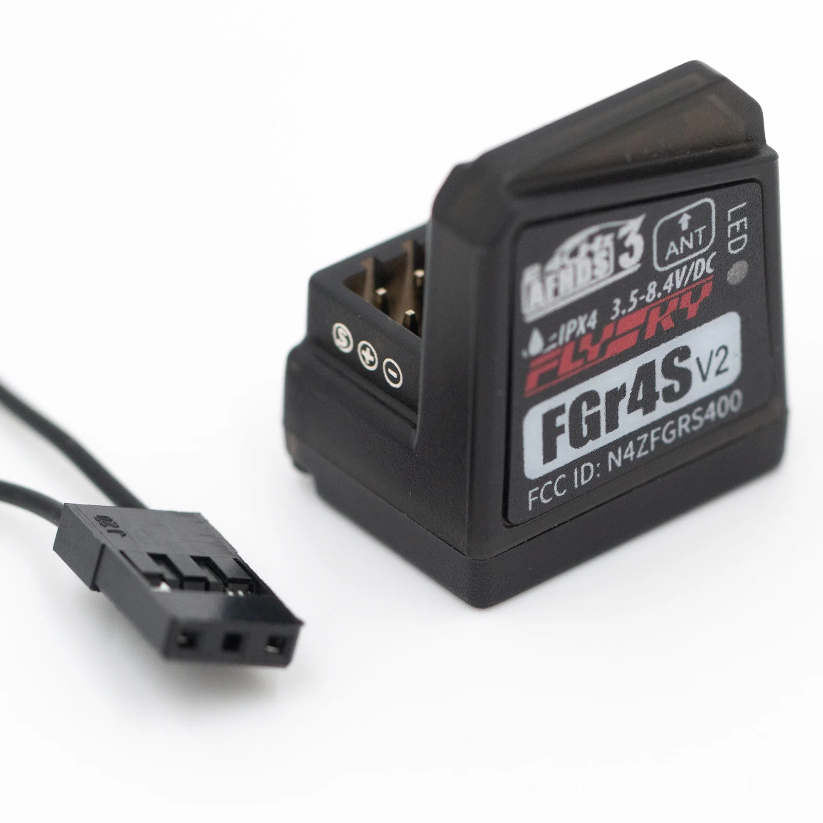 FGR4S V2 ตัวรับสัญญาณ AFHDS 3 ในตัวเสาอากาศเดี่ยวแบบสองทิศทาง PWM /PPM / IBUS เอาต์พุตสําหรับ Flysky NB4 PL18 RC ส่ง