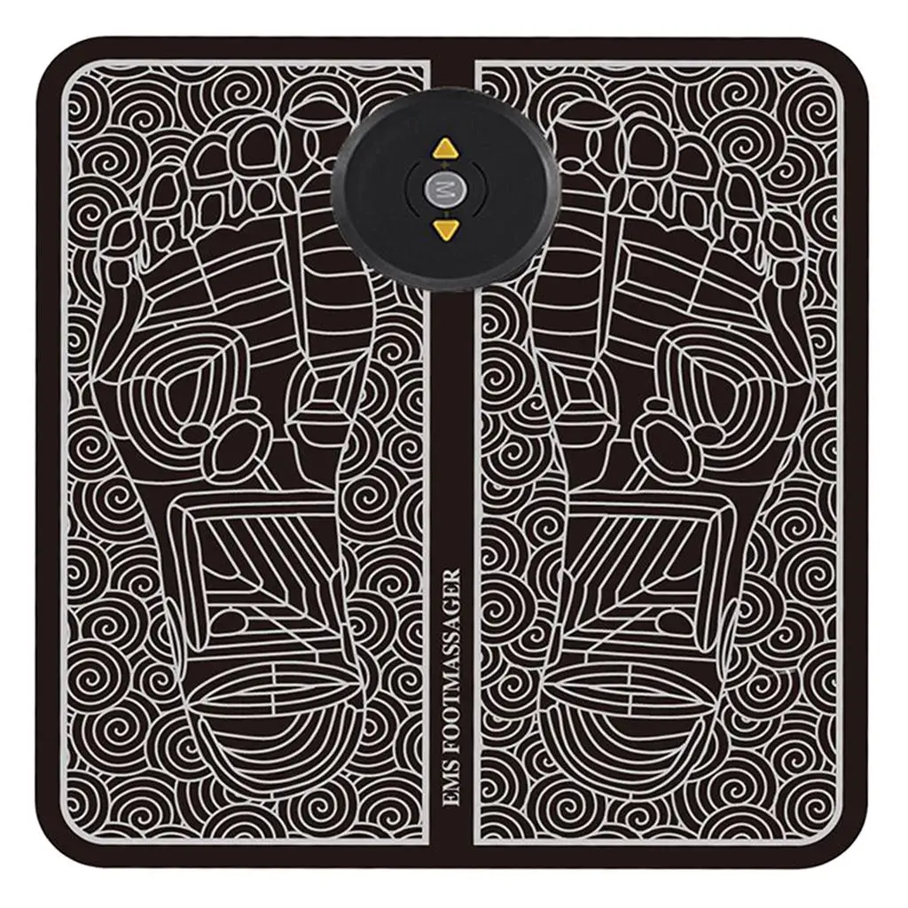 Portable Foot Massager Pad USB Electric Muscle Stimulator Mat for Leg Pain and Elderly Relaxation