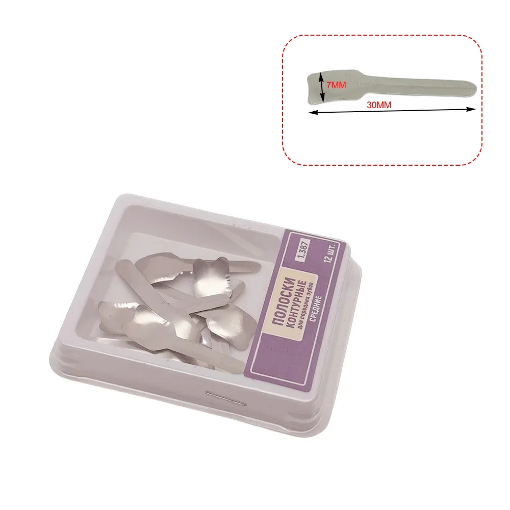 

Stainless Steel Twin Anterior Matrix Bands for Proximal Composite Restoration Class III IV Dental Strips