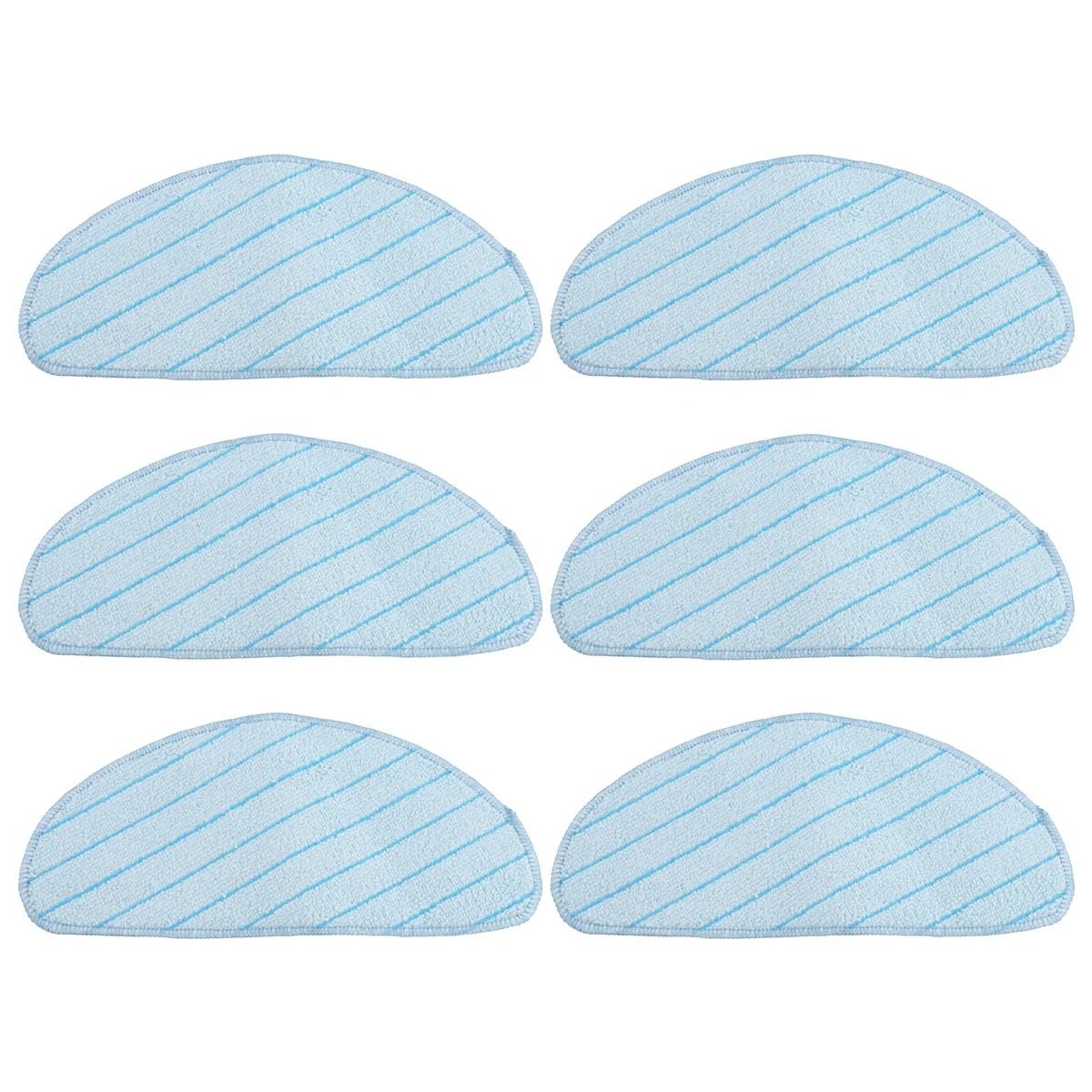 Lingettes lavables pour aspirateur robot Ecovacs DEEBOT OZMO T9, tampon de vadrouille, chiffon de gril, livres populaires, 6 pièces