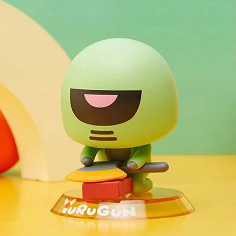 Echte Bandai Yur ien Serie Blind Box Q Version Figur Einhorn Gundam Puppe Modell Trend Spielzeug Ornamente Für Jungen Geburtstag Geschenk