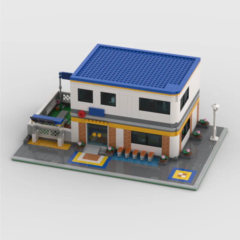 1304pcs MOC School Day Modular Modulared Model Building Blocks Construction DIY Idea Brick Toy Kids Christmas Gift Birthday