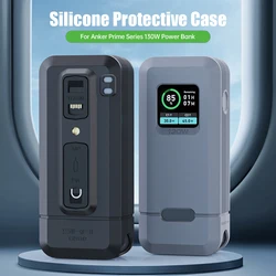 Silicone Case for Anker Prime Power Bank 12,000 mAh 130W TF/SM Card Storage for Anker 130W Prime Power Bank Protective Cover