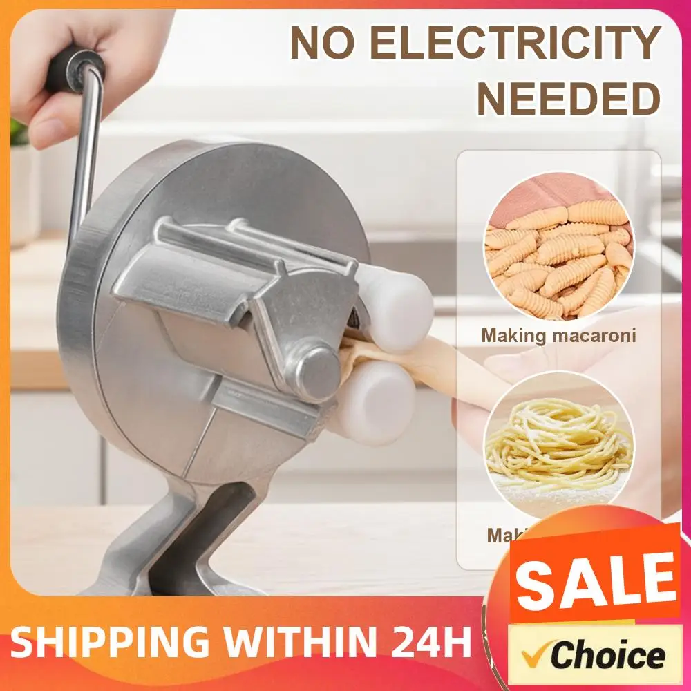 Manual Cavatelli Maker Machine Hand Crank Italian Pasta Roller Kitchen Tool