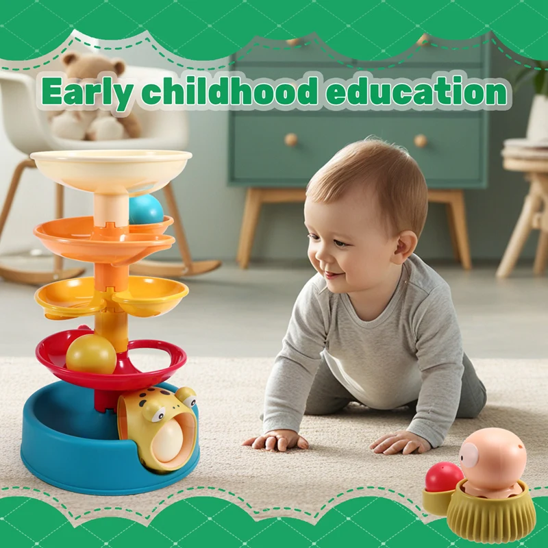 WISH Littledutch Spiral Tower - ความสนุกไม่รู้จบกับชิ้นส่วนวางซ้อนกันได้สีสันสดใสสําหรับเด็กวัยหัดเดิน