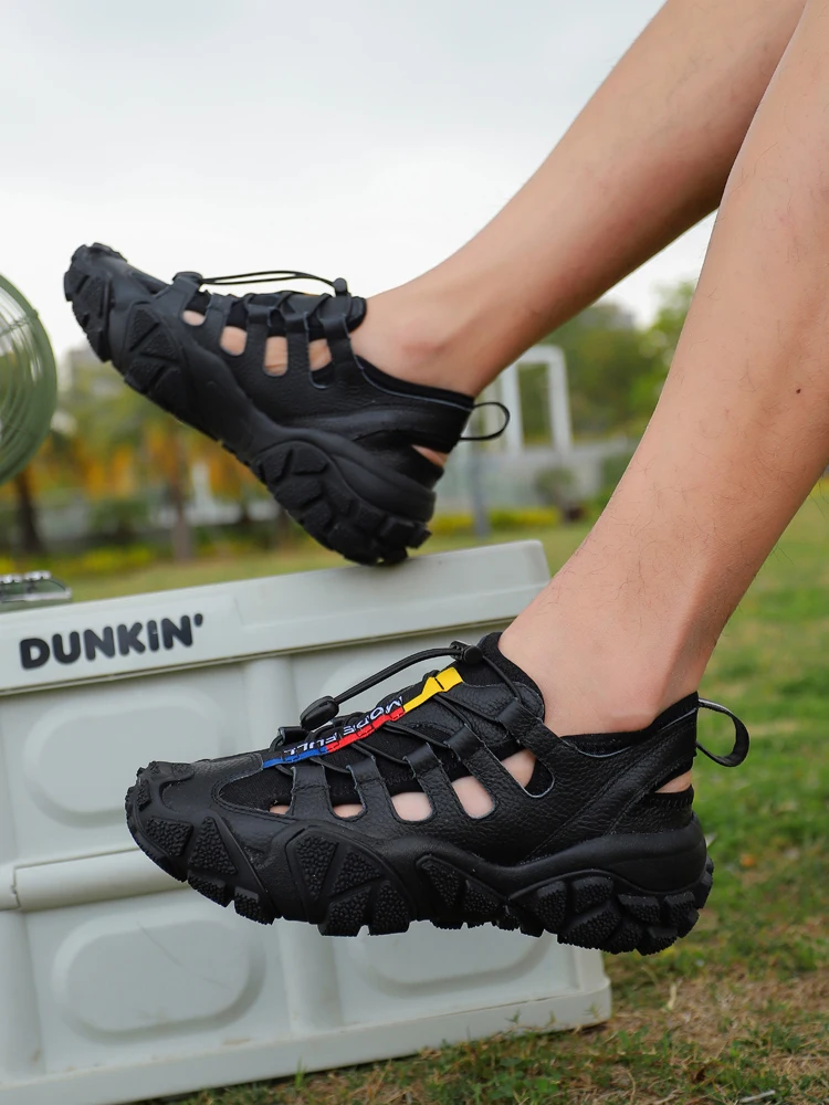 MERRTO Sandalias trekking hombre outdoor transpirables - imagen 2