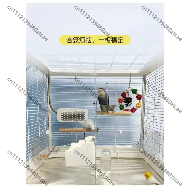 Acrylic Bird Cage Divider Partition Baffle Fit For B6047 Parrot Cage Internal Separation Pet Accessory