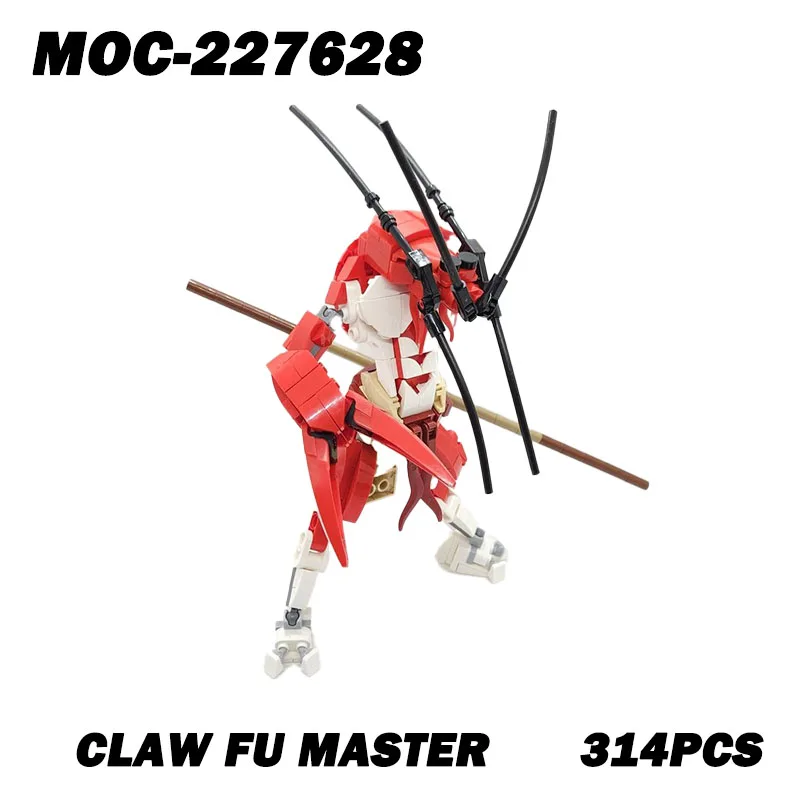 

MOC-227628 Claw Fu Master Animals Series Building Block Model Brick Set Creative Holiday Gifts Toys 314PCS