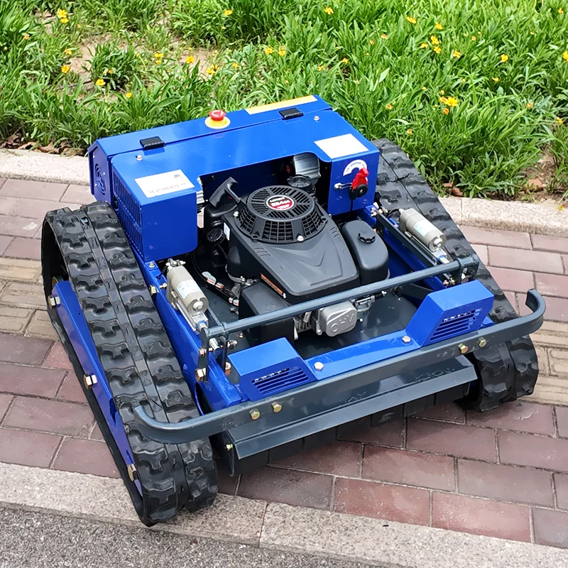 

Customized Factory Price Smart Lawn Mower Crawler Flail Remote Lawn Mower CE EPA