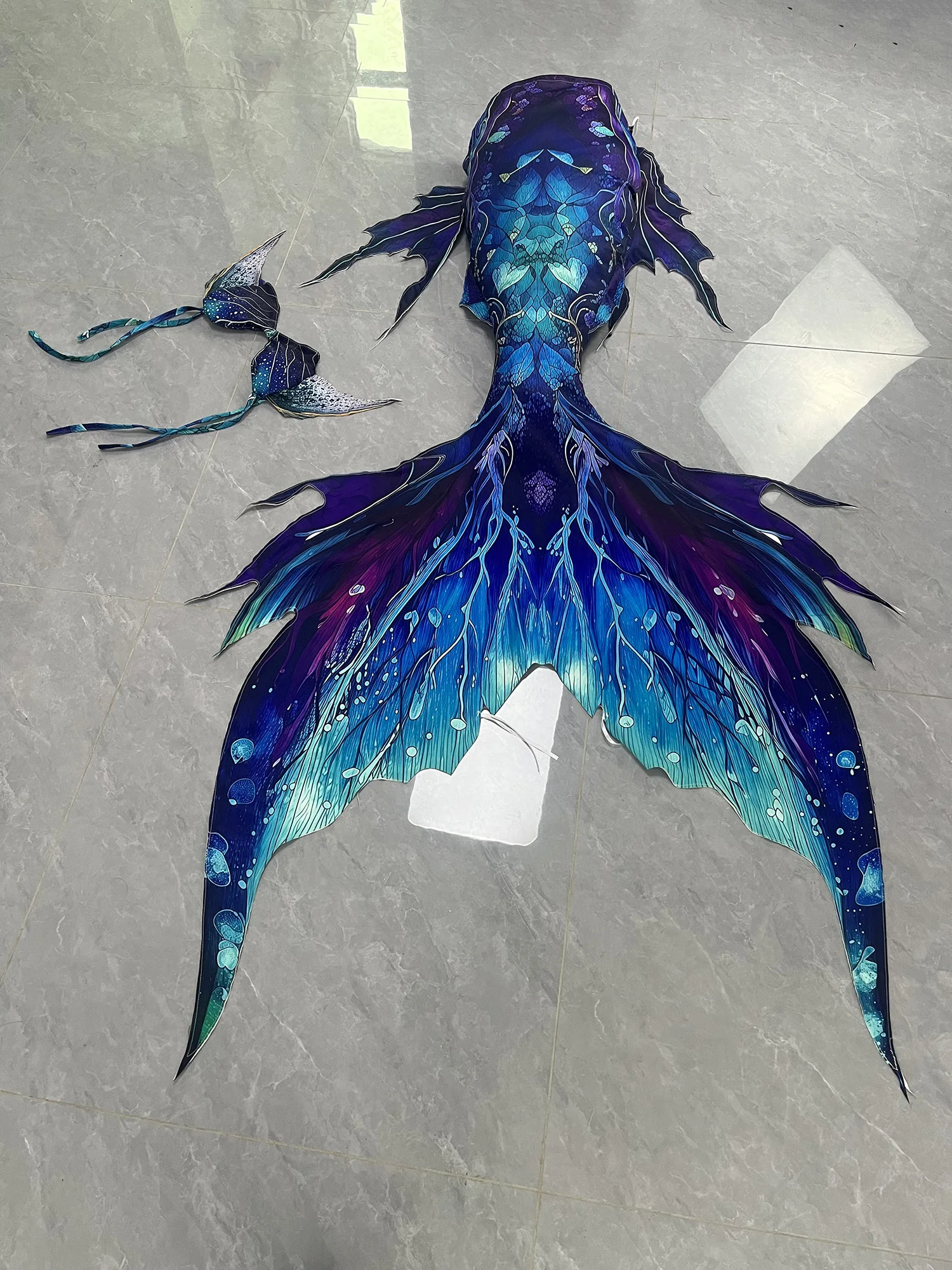 

Luxury Retro Printed Mermaid Tail Mermaid Diving Swimsuit Suitable For Aquarium Performances, Tailor-Made Free Diving Swimsuit