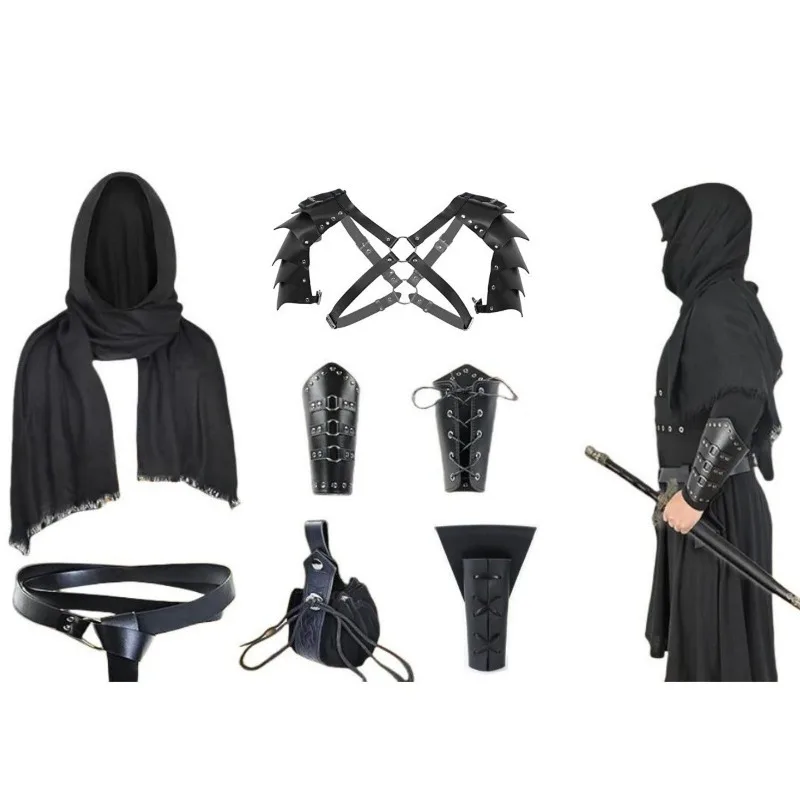 

Европейский средневековый мужской наплечный доспех викингов, косплей, карнавальное платье на Хэллоуин